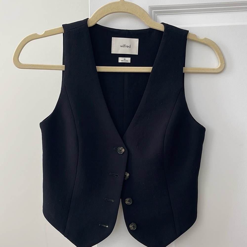 Aritzia Wilfred Stucco Vest, size 00